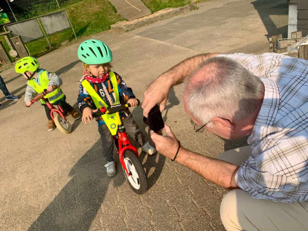 Landesverkehrswacht NRW im Wuppertaler Kindergarten Schenkstraße